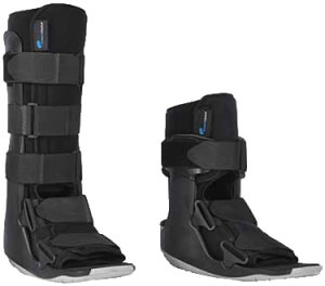 Walking boot for after surgery or a flare